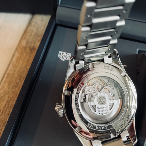 TAG HEUER CARRERA 5 AUTOMATIC WATCH WAR211B.BA0782 - Picture 5 of 7